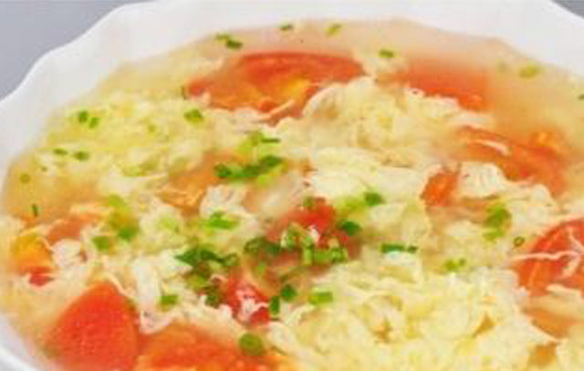 西红柿煎蛋汤 Tomato and egg soup