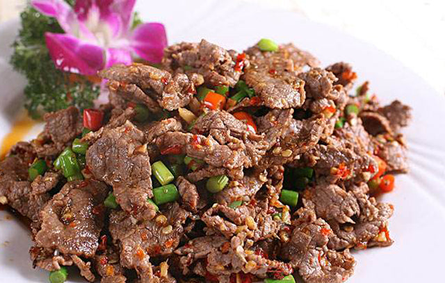 孜然牛肉 Fried beef with Cumin