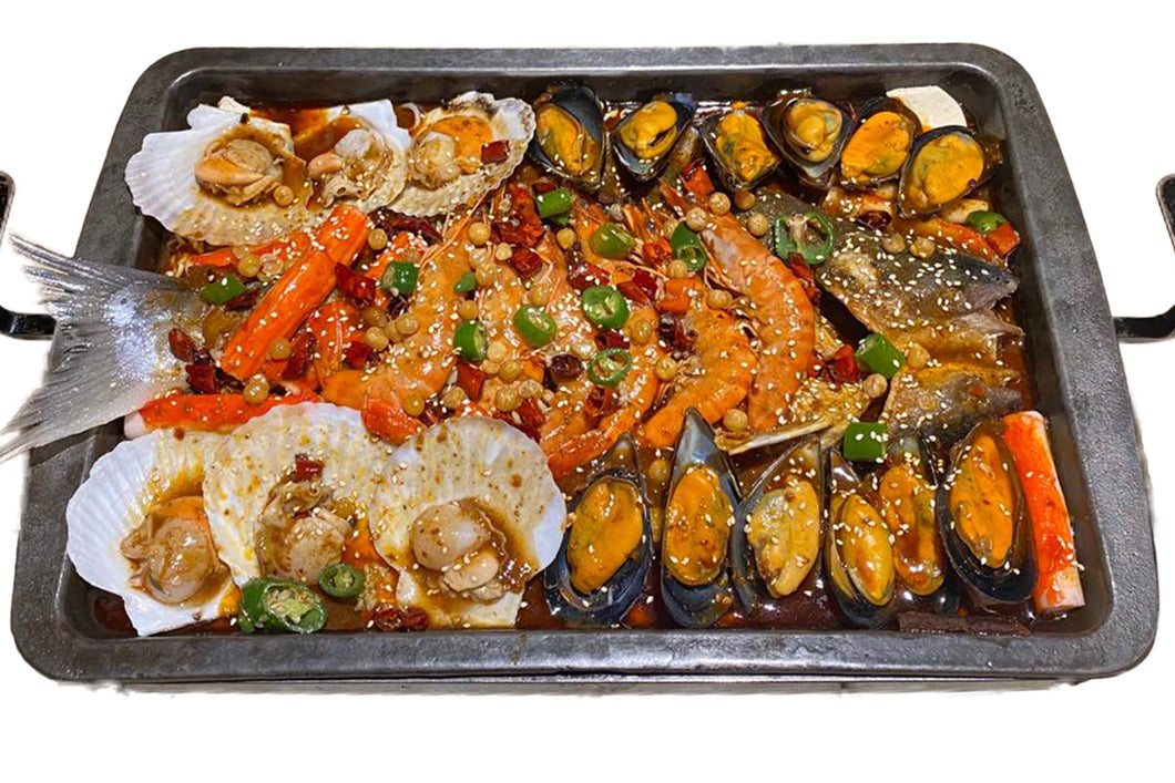 海鲜烤鱼（Roast Fish with seafood）